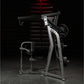 Hammer Strength Iso-Lateral High Row machine with gray and black frame, loaded weight plate, and adjustable seat in gym setti