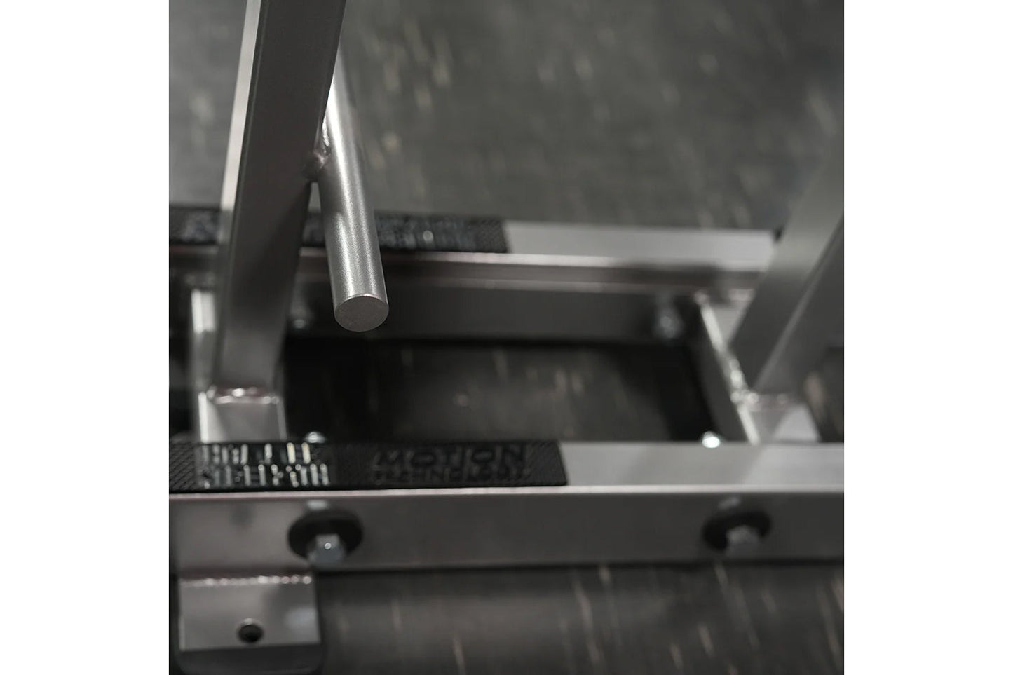 Hammer Strength Iso-Lateral High Row machine with silver metal handles and dark frame on white background