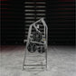 Hammer Strength plate-loaded 4-way neck machine with silver frame and black weight plates in gym setting