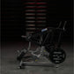 Hammer Strength plate-loaded combo twist machine with black frame, dual handles, and 45-pound weight plate loaded, in gym set