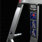 Hammer Strength Iso-Lateral D.Y. Row machine with silver frame and instruction labels on dark background