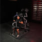 Man using black and silver Hammer Strength plate-loaded iso-lateral front lat pulldown machine in gym setting