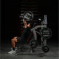 Male athlete using Hammer Strength plate-loaded iso-lateral super incline press with black weight plates, in gym setting with