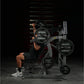 Man using Hammer Strength plate-loaded iso-lateral super incline press with 45-pound weight plates in gym setting