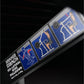 Hammer Strength Iso-Lateral Wide Pulldown machine with blue frame and instruction panels, angled view on black background