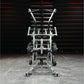 Hammer Strength plate-loaded iso-lateral wide pulldown machine with dual handles and weighted carriage on concrete floor