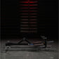 Hammer Strength plate-loaded T-bar row machine with black frame and angled chest pad, shown in gym setting