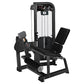 Hammer Strength Select black leg extension machine with padded seat and leg rest, displayed on white background