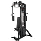 Black Hammer Strength Select Pectoral Fly machine with padded seat and dual arm handles on white background