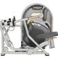 Hoist Mid Row CL-3203 strength training machine with silver frame, black padded seat and back support, adjustable handle bars