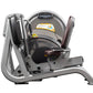 Hoist Leg Press CL-3403 with gray frame, burgundy seat and foot plate, displayed on white background