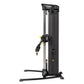 Hoist Mi5 functional trainer with black frame, gray column, and yellow accents on white background