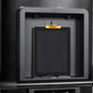 Black Hoist Mi6 functional trainer with mounted tablet display and gold accents, featuring metal handles and cable attachment