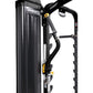 Hoist MI7 Smith functional trainer with black frame, yellow accents, and weight stack on white background