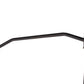 Silver and black multi-purpose squat rack with curved support bar, warning labels, and pinch-point indicators on white backgr
