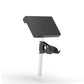 Hoist preacher curl attachment with black padding and metal frame on white background