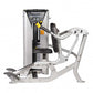 Hoist ROC-IT Seated Dip Machine with silver and black frame, padded seat and handles, on white background