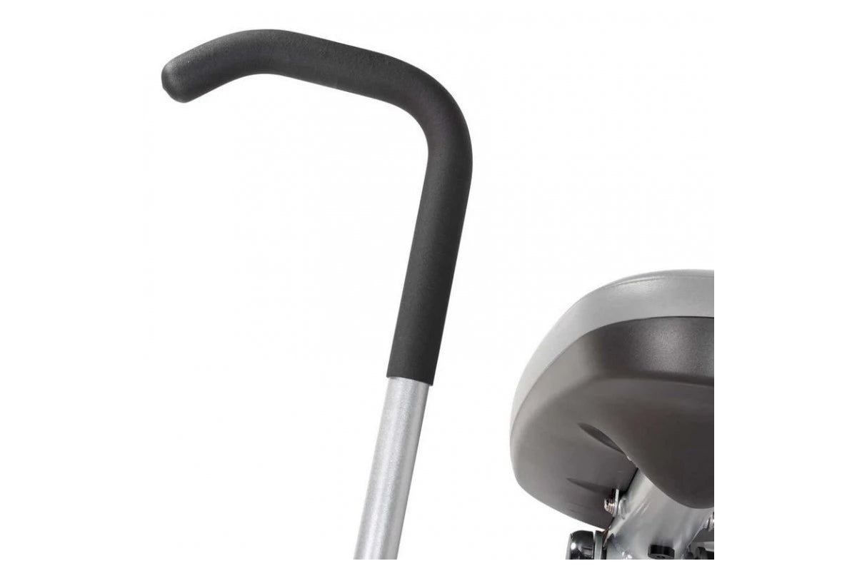 Hoist ROC-IT Triceps Extension Machine with black foam grip handle and silver metal frame on white background