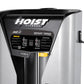 Hoist ROC-IT Rotary Torso machine with silver and black frame, instruction panel, and yellow weight selector on white backgro