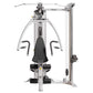 Hoist V1-Elite home gym with silver frame, black seat and handles, front-facing view on white background