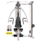 Hoist V1-Elite home gym with silver frame, black seat and handles, front view on white background