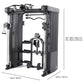 Black Inspire Fitness FT2 Pro functional trainer with dual weight stacks, cable systems, and adjustable safety bars, shown wi