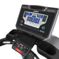 Landice L8 rehabilitation treadmill with black and gray frame, digital console displaying speed and incline controls, and han