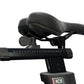 Black bike saddle with adjustable mechanism