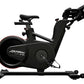 Black exercise bike with 'Life Fitness' branding