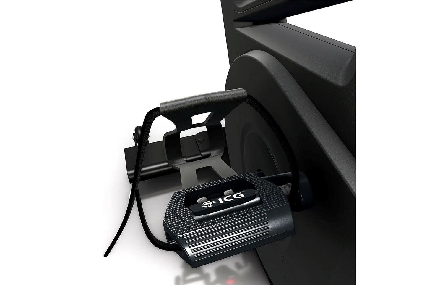Black ICG device attached to a vehicle