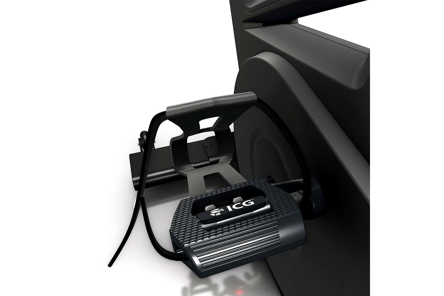 Black ICG device attached to a vehicle