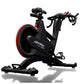 Black and red exercise bike