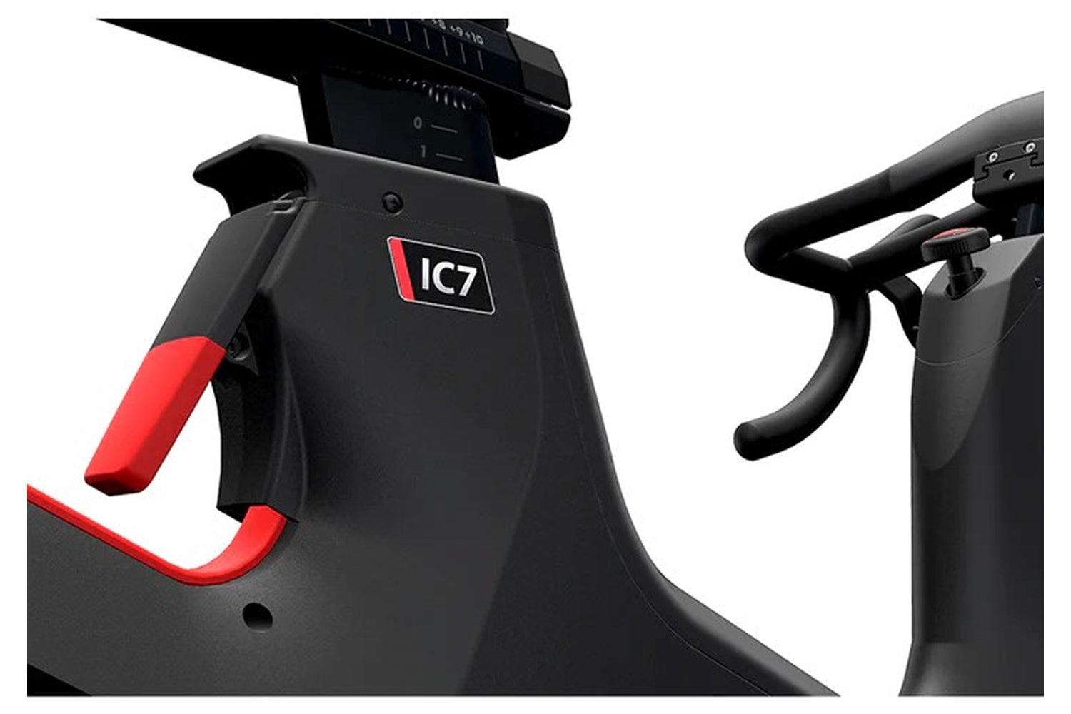 Black exercise bike 
