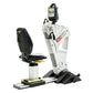 White and black SCIFIT PRO1000 upper body exerciser with digital display and black padded seat on white background