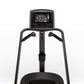 Matrix C50 Climbmill with black frame, dual handles, and touchscreen display showing workout interface on white background