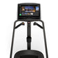 Matrix C50 Climbmill with black frame, dual handles, and touchscreen display showing workout content on white background