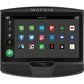 Matrix C50 Climbmill with digital display showing entertainment apps menu on black background