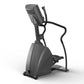 Matrix Endurance Stepper with black handles and gray frame on white background