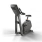 Matrix Lifestyle Upright Cycle with digital console, black seat and handlebars, on white background