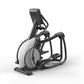 Matrix Performance Suspension Elliptical with black frame and gray elliptical wheel, digital display console, and foot pedals