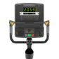 Matrix performance hybrid exercise bike with digital display showing time and metrics, dual handles with yellow accent button