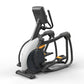 Matrix Performance Lower Body Ascent Elliptical Trainer with white and black frame, orange accents, digital console, and foot