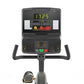 Matrix Performance Recumbent Cycle with digital console displaying time and resistance, black frame with gray accents, viewed