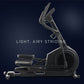 Black NordicTrack AirGlide 7i elliptical machine with light airy striding design on dark blue background