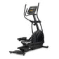 Black NordicTrack AirGlide 7i elliptical machine with digital display console, dual handles, and pedals on white background
