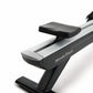 NordicTrack RW900 rowing machine with black and silver frame, padded black seat, and digital console on white background