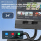 NordicTrack Studio Bike with 24" HD touchscreen displaying iFIT Pro Membership workouts, movies, TV shows, and music content 