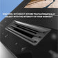 Black Step Climber exercise machine with built-in cooling fans and control panel, shown at angle on white background