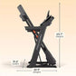 ProForm Carbon TLS black treadmill with digital display, 65.7" height, shown with dimension measurements on beige background