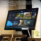 NordicTrack Ultra 1 Treadmill with 24" HD touchscreen displaying iFIT workout content, mounted on black stand with brown hand